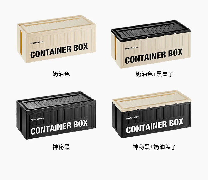 Cable Storage Box With Lid For Home Office High Capacity Cord Organizer Space Saving Desktop Socket Cable Management Box