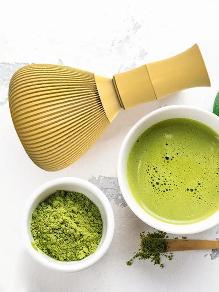 Matcha Whisk Traditional Matcha Whisk Reusable Matcha Green Tea Brush Removable Tea Whisk Safe Matcha Mixer Kitchen Accessories