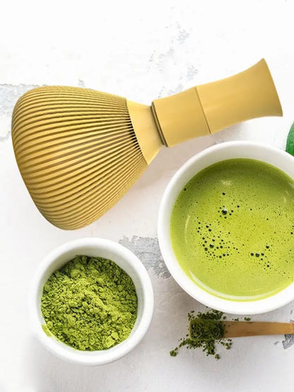 Matcha Whisk Traditional Matcha Whisk Reusable Matcha Green Tea Brush Removable Tea Whisk Safe Matcha Mixer Kitchen Accessories