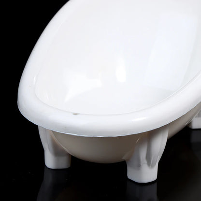 Dollhouse Miniatures Bathtub Furniture Bathroom Accessories Kids Pretend Toy