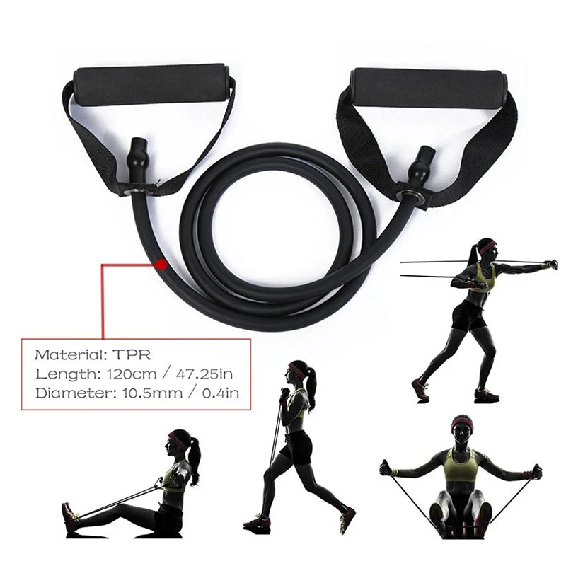 Resistance Bands With Handles, Exercise Bands, Workout Bands With Handles For Men Women, Strength Training Equipment At Home