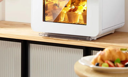 High-end smart air fryer, baking and frying dual-purpose, fully automatic and efficient touch-screen air steam oven for commerci