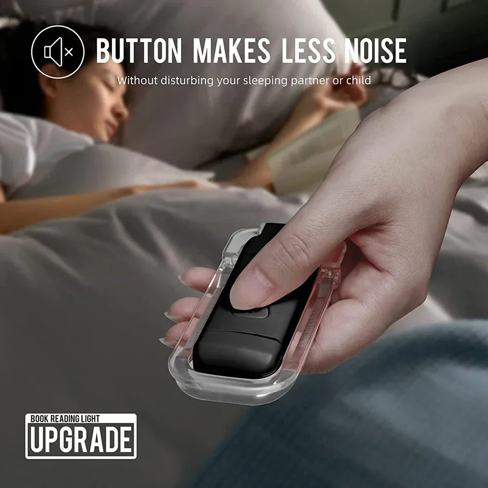 LED USB Rechargeable Book Light Reading Light Eye Protection Night Light Portable Clip Desk Light Bookmark Read Light Night Lamp