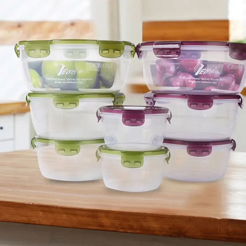 Fridge Organizer Food Storage Containers Fresh Fruit Refrigerator Storage Box Snack Sealed Jar Lunch box Kitchen organizer