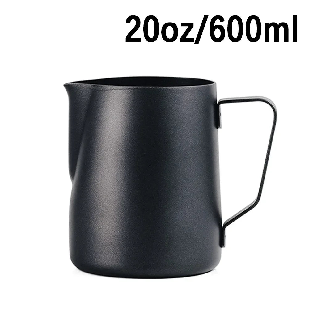 Coffee Latte Milk Frothing Jug Milk Frother Pitcher Stainless Steel Jug Espresso Barista Pitcher Milk Pot Coffee Accessories