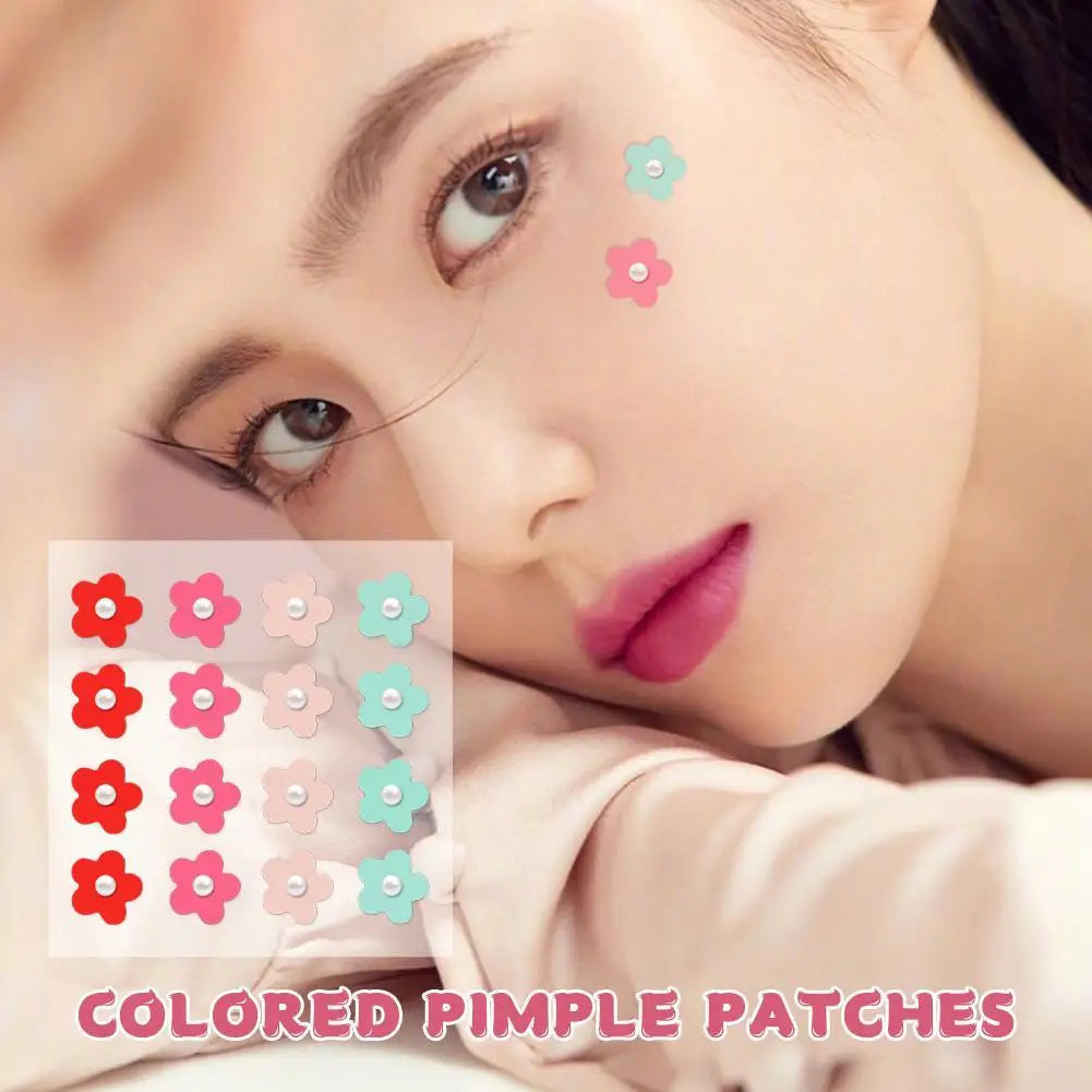 Colorful Acne Pimple Patches Lighten Pimple Marks Repair Acne Pimple Gentle Cleansing Non-Irritating Acne Pimple Patches