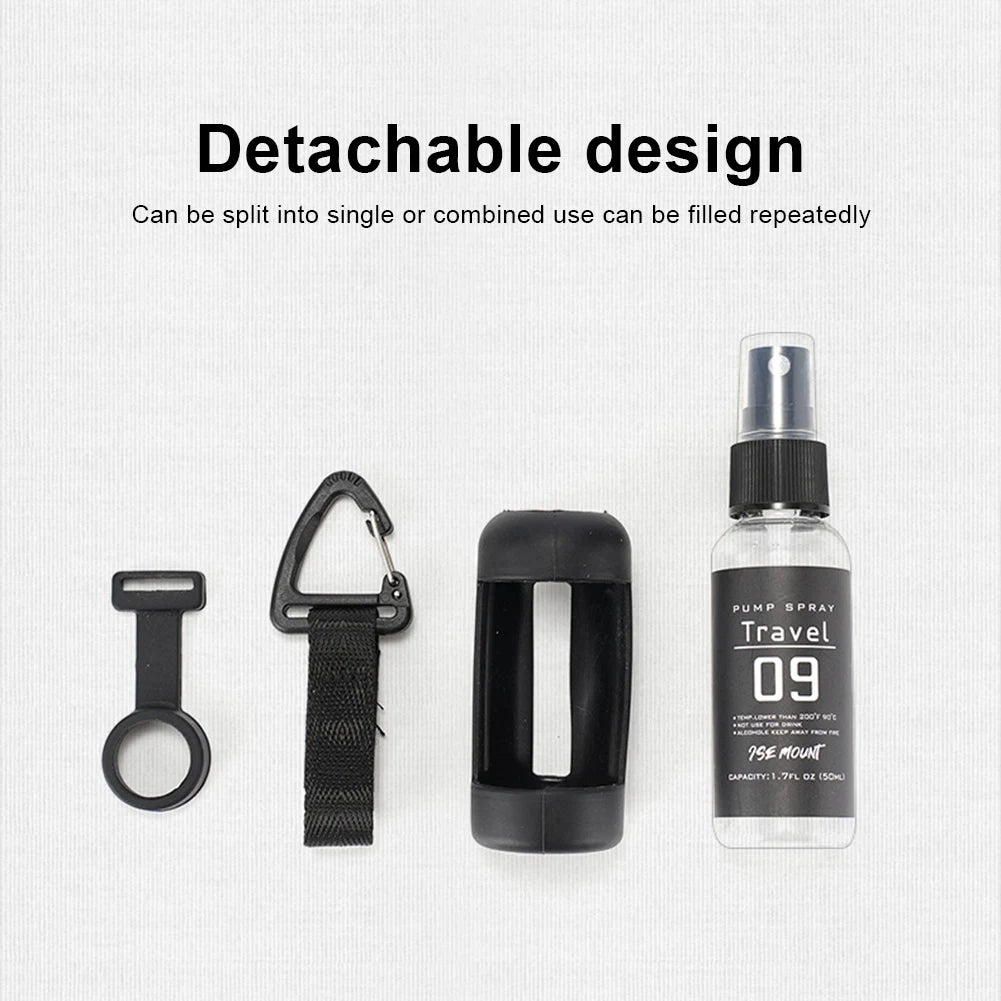 50/80ml Travel Bottle Leak Proof Outdoor Camping Trip Spray Bottle Alcohol Dispenser Leak Proof Portable Spray Bottle