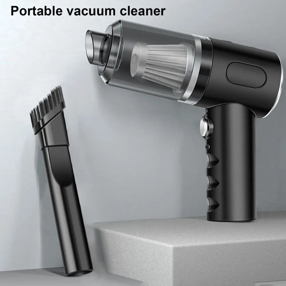 16.5cm Cordless Handheld Vacuum Cleaner With Powerful Motor Strong Suction Low Noise Multifunctional Use Air Blower Dust Remover