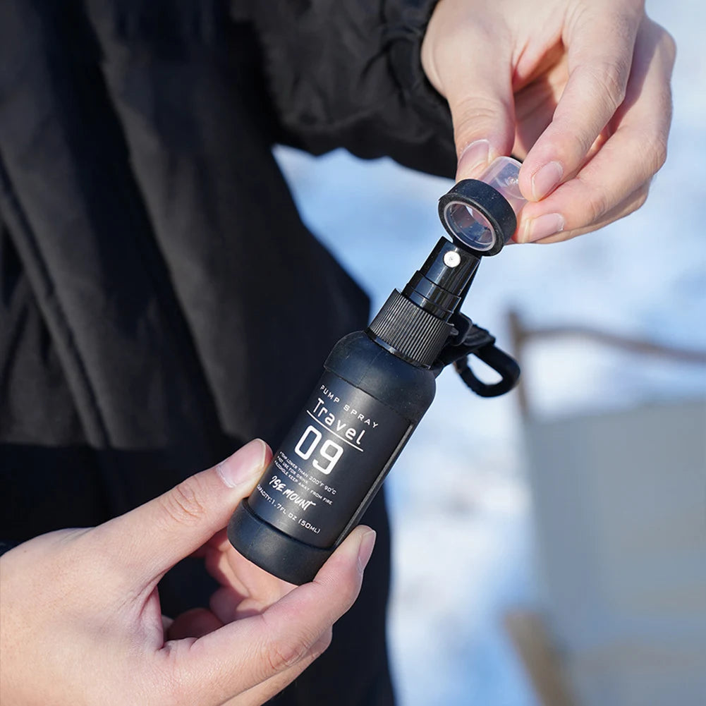 50/80ml Travel Bottle Leak Proof Outdoor Camping Trip Spray Bottle Alcohol Dispenser Leak Proof Portable Spray Bottle