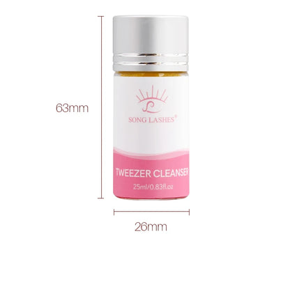 SongLash 25ml Eyelash Tweezers Cleanser Lash Glue Extension Supplies Sponge Eyelash Extension Cleaner Makeup Tools