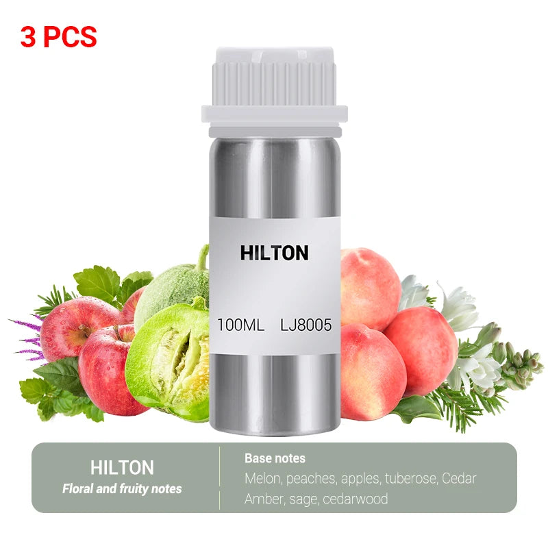 3 Pcs 100ml Essential Oils for Diffuser Humidifier Aroma Oil Pure Natural Humidifying Diffuser Essential Oils Home Hotel Bedroom