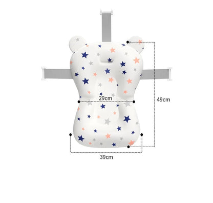 Newborn Infant Bath Adjustable Antiskid Net Baby Folding Bathtub Sling Mesh Nets Babies Shower Accessories Baby Items New Born