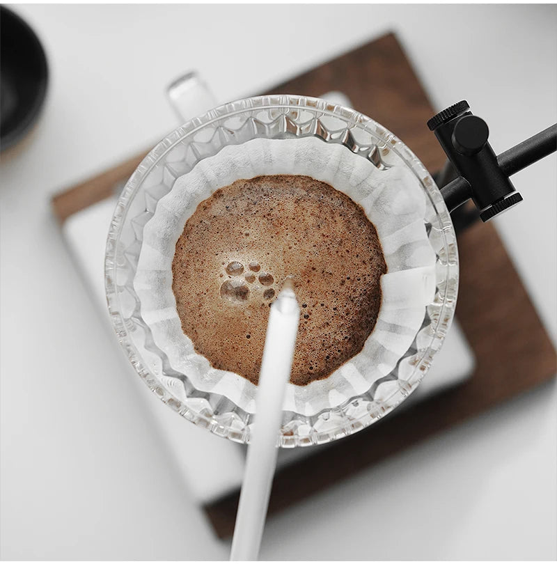 MHW-3BOMBE Pour Over Coffee Dripper Glass Coffee Dripper Coffee Filter Cup Reusable Coffee Drip Filter Cone Coffee Maker