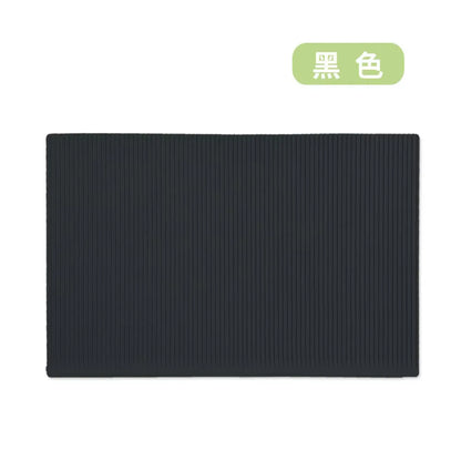 Silicone Refrigerator Liner Square Drawer Mat anti-slip Anti-mildew Refrigerator Compartment Protection Cuttable Mat