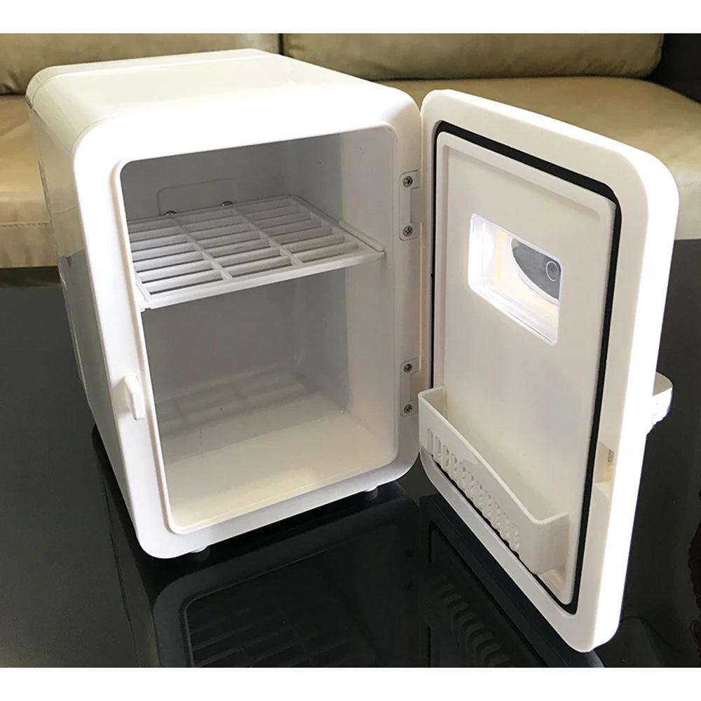 110V 220V 4L Mini Fridge Portable Refrigerator Warmer Cooler Beverage Drink Cans Samll Freezer for Home Kitchen Household 미니냉장고