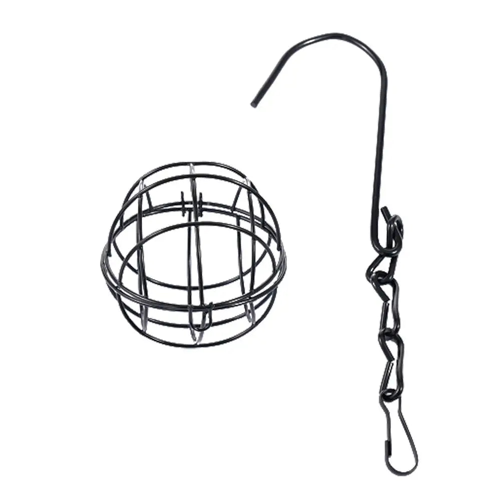 Hanging Bird Feeder Suet Ball Feeder Bird Suet Balls Holder For Bird Feeding Metal Bird Feeder Fat Ball Energy Bird Feeders