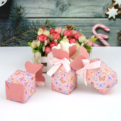 25PCS Butterfly Party Favors Box Birthday Party Candy Boxes Bridal Shower Party Supplies Decoration