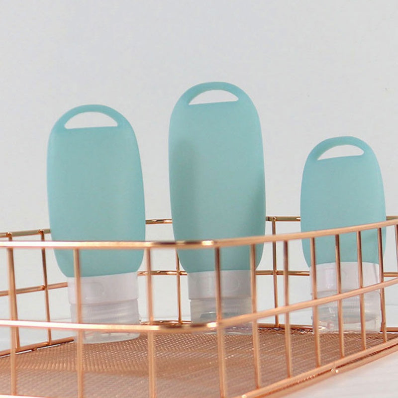 40/60/90ML Silicone Travel Bottles Leak Proof Refillable Travel Accessories Toiletries Containers Travel Cosmetic Tube #