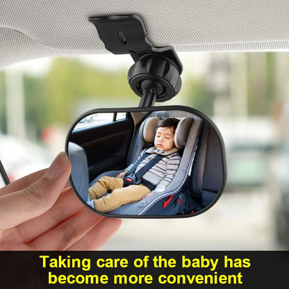 Car interior baby observation mirror, car child safety seat rearview mirror, installation of auxiliary mirror, reverse blind spo