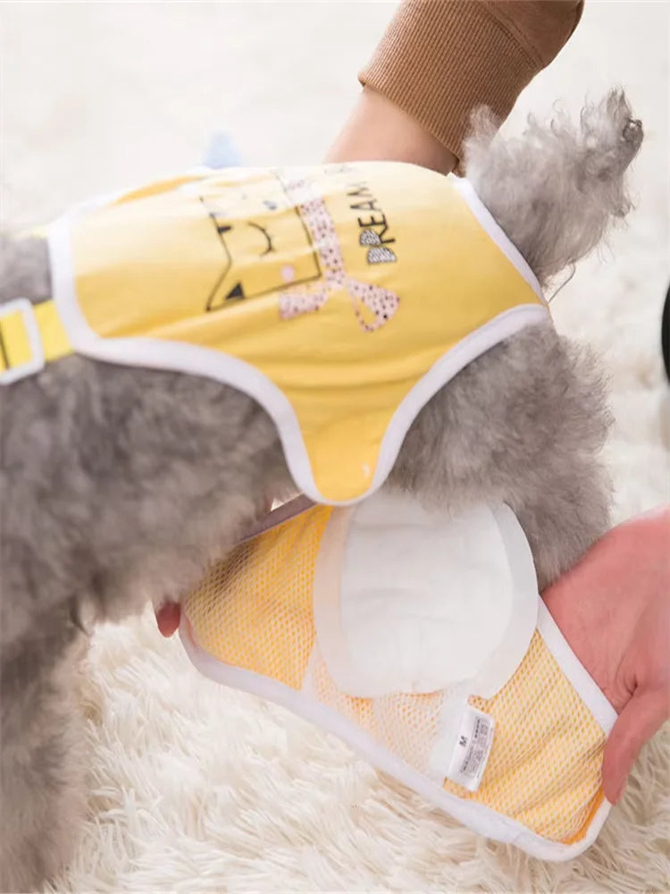 30/60 pcs bags, pet menstrual period sanitary napkin pads, small medium-sized dog, Teddy dog physiological pants, diapers pads