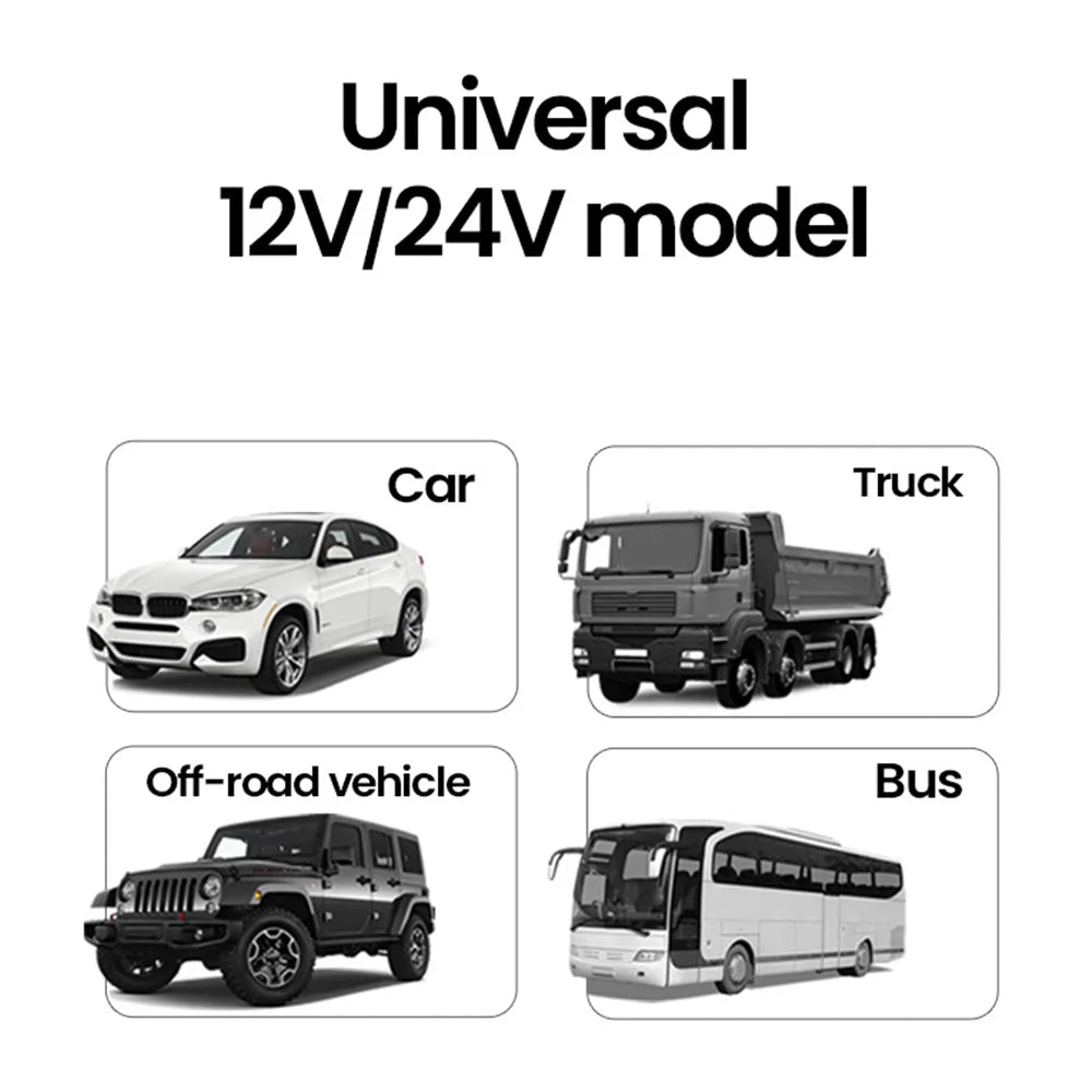 Elough Retractable Car Charger 5 in 1 Fast Charging Car Charger Retractable Cable 2 type c Ports Car Charger Adapter Compatible