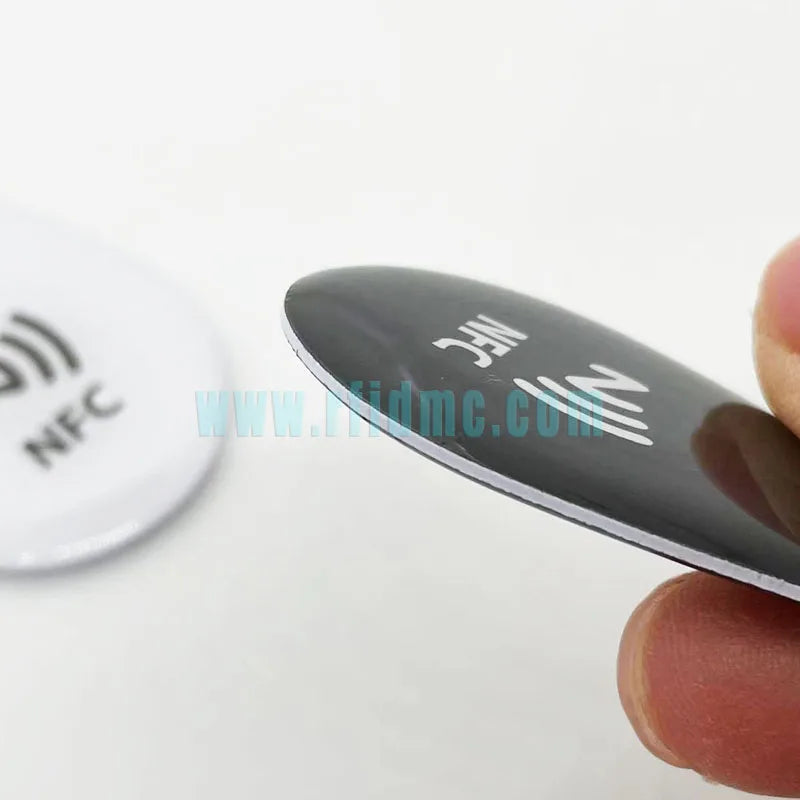 Google Review NFC Epoxy Tag NFC Key Tag Proximity 13.56MHz RFID  Keychain for Increase Google Reviews