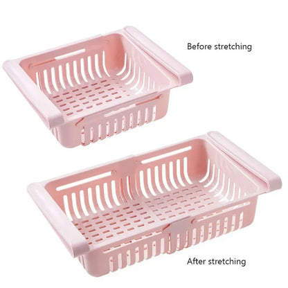 Hanging Kitchen Organizer Refrigerator Egg Fruit Storage Box Drawer Baskets Kitchen Accessories Fridge Organizer Shelf