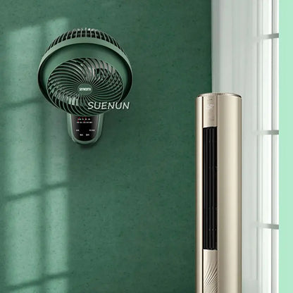 Air circulating wall fan Wall mounted household wall mounted electric fan Kitchen Toilet Non perforated wall electric fan Remote