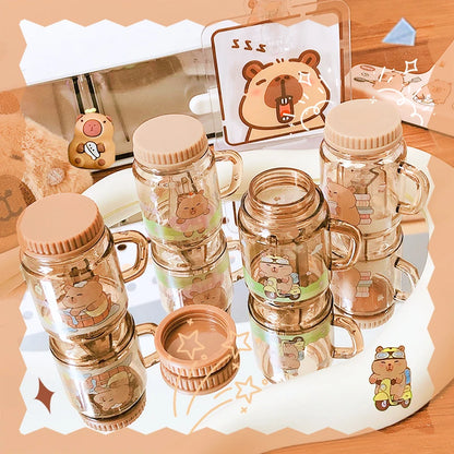 kawaii stationery supplies bar teacher accessories school useful cute capybara cup pencil Sharpener aesthetic school supplies