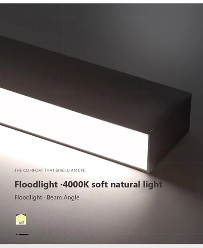 Modern LED Strip Light Long One Lamp Bright Installation For Living Room Aisle Balcony Entrance Hallway Corridor Office Lighting