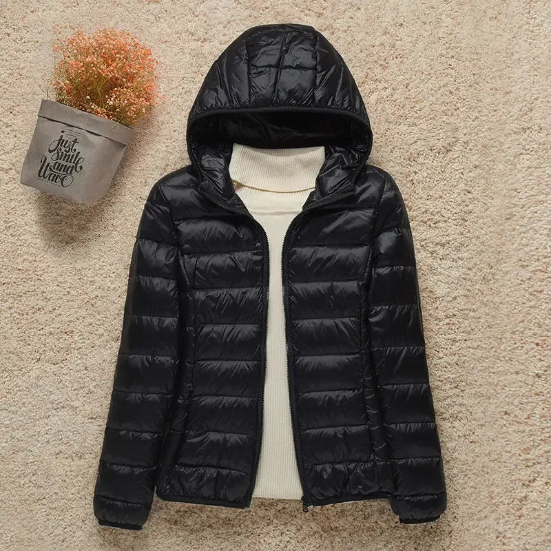 Duck Down Jacket Women Ultra Light Down Jacket All Season Feather Jacket Plus Women Overcoat Windbreaker Coats Down Coats