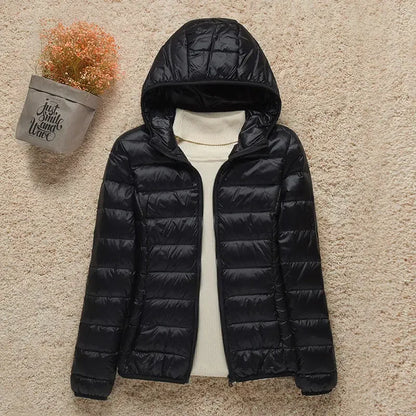 Duck Down Jacket Women Ultra Light Down Jacket All Season Feather Jacket Plus Women Overcoat Windbreaker Coats Down Coats