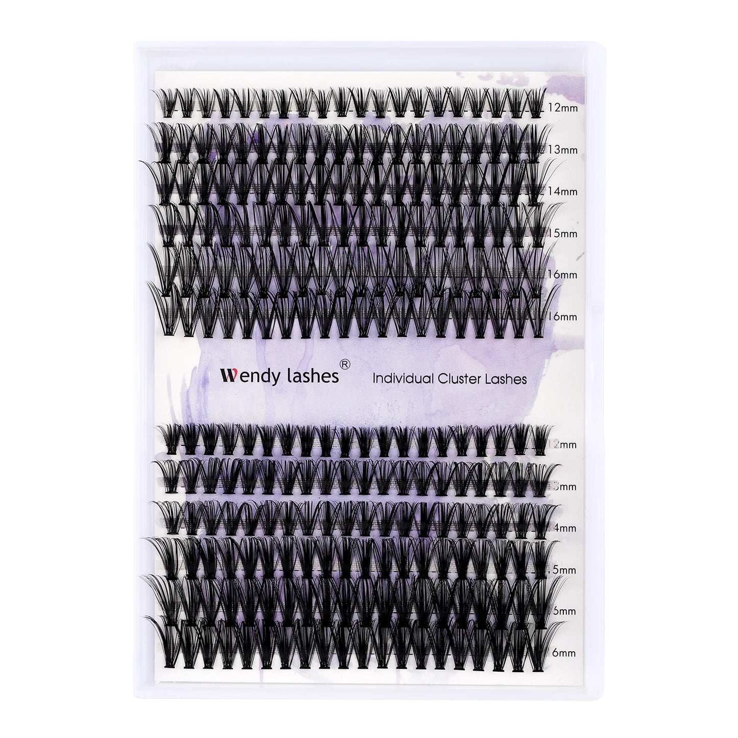 Wendy DIY Lash Extension Kit With 0.07 Thickness 280 PCS Lash Clusters Lash Bond And Seal Lash Glue Remover And Lash Tweezers