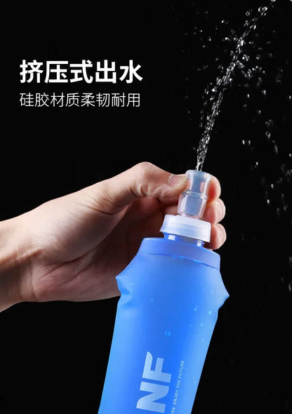 500ml Outdoor Sport Camping Running Sport Bicycle Soft Water Bottle Folding TPU Soft Flask Water Bag