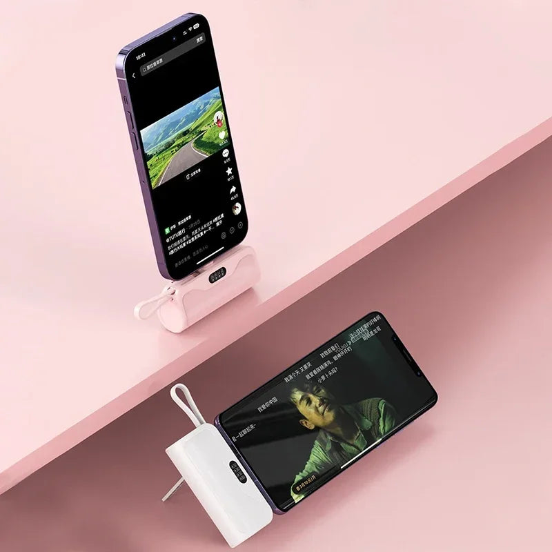 Mini Portable Power Bank 30000mah External Battery Plug and Play Power Bank Type C Fast Power Bank for Xiaomi Huawei Iphone 2024