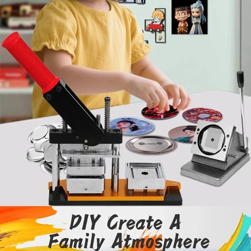 50-80mm DIY Fridge Magnet Maker Machine Rectangular 100Pc Magnet Materials Supply Paper Cutter Photo Refrigerator Sticker Making