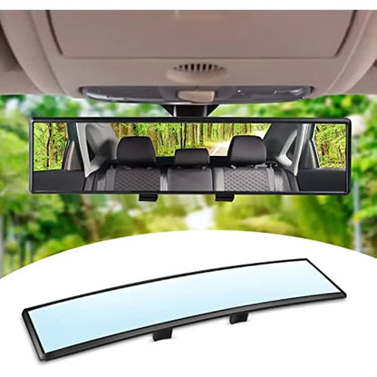 Car rearview mirror, reversing mirror, large field of view, wide-angle mirror, interior auxiliary white mirror for cars