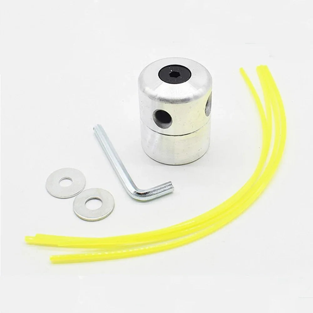 Lawn Mower Aluminum Head Hit Grass Head Metal Head Aluminum Column Straw Head Aluminum Trimming Tool Head