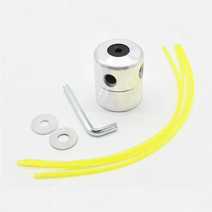 Lawn Mower Aluminum Head Hit Grass Head Metal Head Aluminum Column Straw Head Aluminum Trimming Tool Head