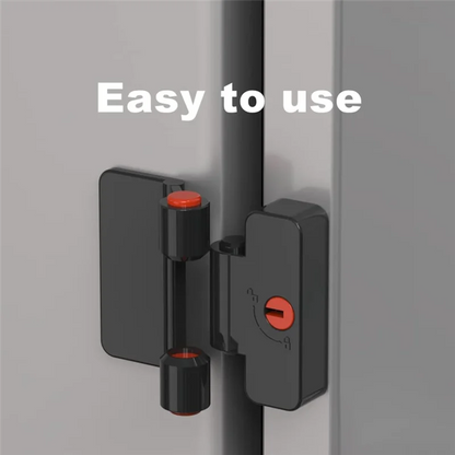 SOFT-Refrigerator Door Locks, Double Button Bonded Refrigerator Locks, Keyed File Drawer Locks Child Proof Freezer Door Locks