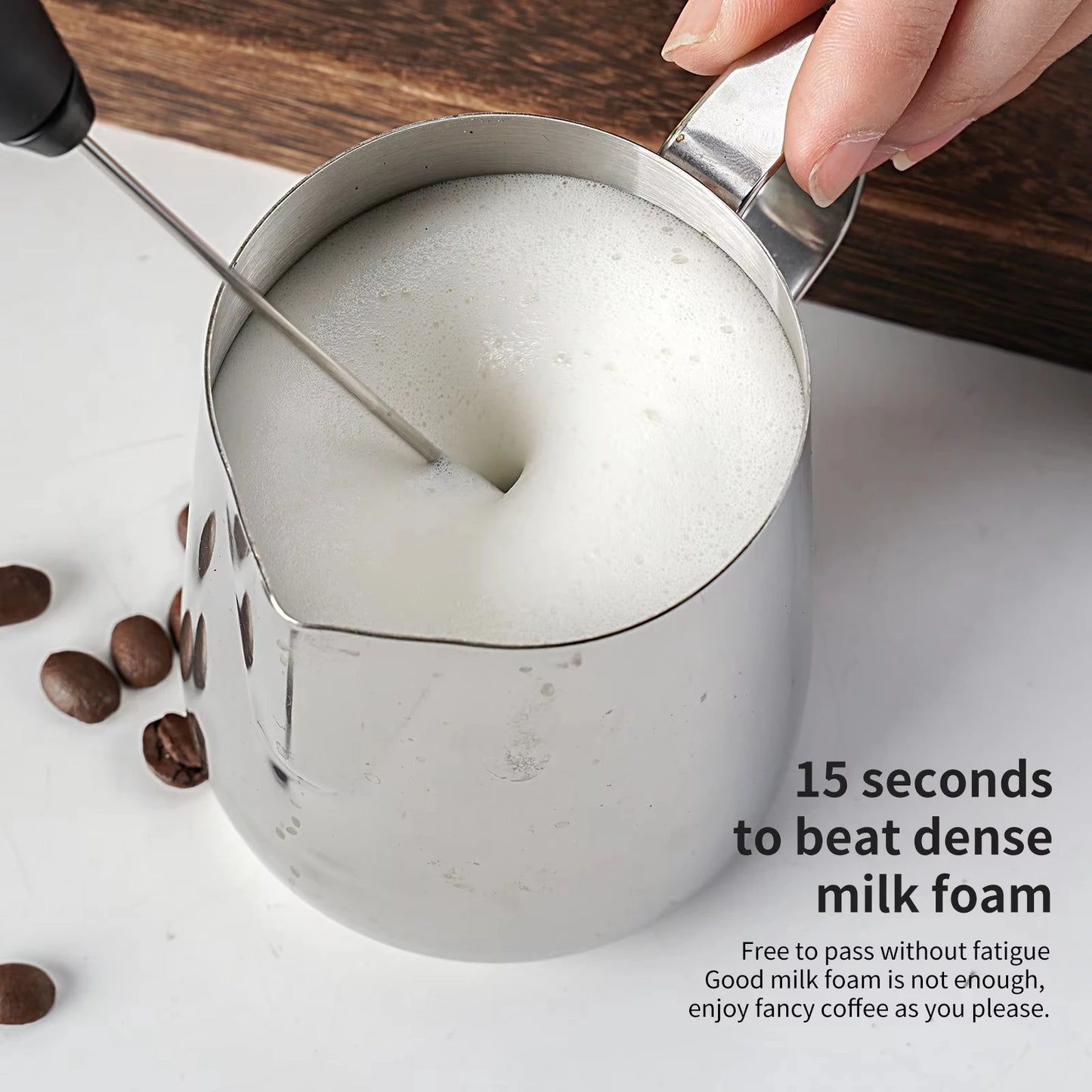 Portable UBS Electric Egg Beater 3-speed Wireless Blender Coffee Milk Bubbler Cream Butter Whipper Food Blender