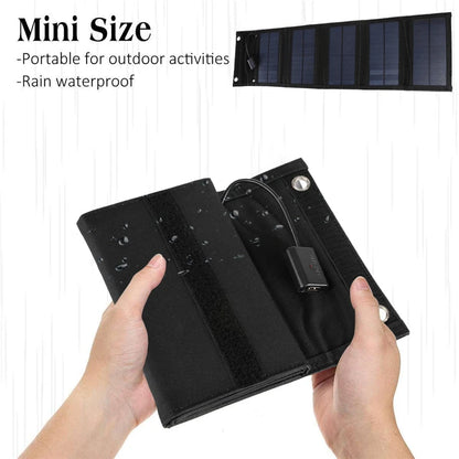 100W Foldable Solar Panel Charger 5V USB Output Power Charge Portable Solar Cells for Phone Home Outdoor Camping Outdoor Hiking