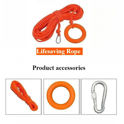 2pcs Lifesaving Ropes Water Floating Rope Outdoor Outdoor Safety Equipment Wear Resistant Saving Rope Rescue Line for Fishing