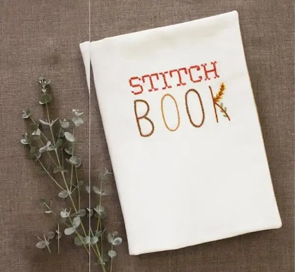 DIY Stitch Book Embroidery Book Creative Sewing Book Binder Handmade Home Needlework Book DIY Linen Decorative Embroidery Book