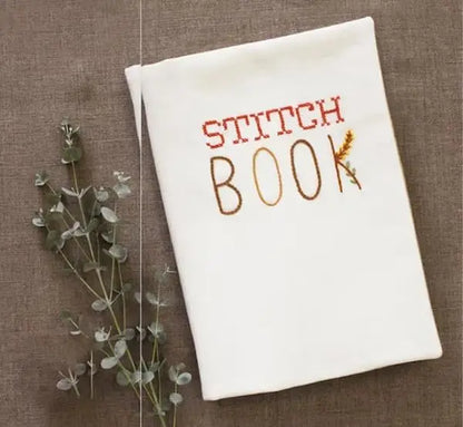 DIY Stitch Book Embroidery Book Creative Sewing Book Binder Handmade Home Needlework Book DIY Linen Decorative Embroidery Book