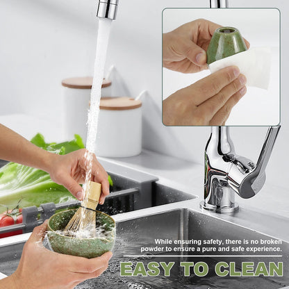 Matcha Whisk Set Easy to Clean Matcha Tea Set Versatile Matcha Whisk and Bowl Set Sturdy Matcha Kit Include Matcha Bowl Kit