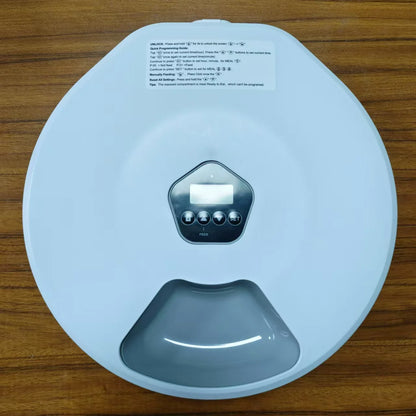 Automatic Wet/Dry Food Pet Feeder 5-Meal Timer Dispenser Programmable Smart Feeder for Cat/Dog Small Pet Supplies