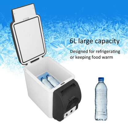 Cosmetic Refrigerator 12V Car Refrigerator 37W Fridge 6L Low Noise Portable Medicine Box Cosmetic Refrigerator for Food