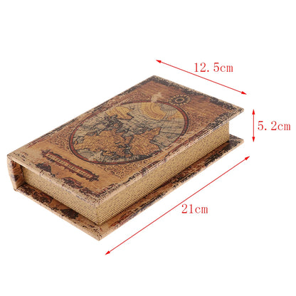 1 Pieces Antique Book Model Old Book Simulation Book Props for Hiding Jewelry