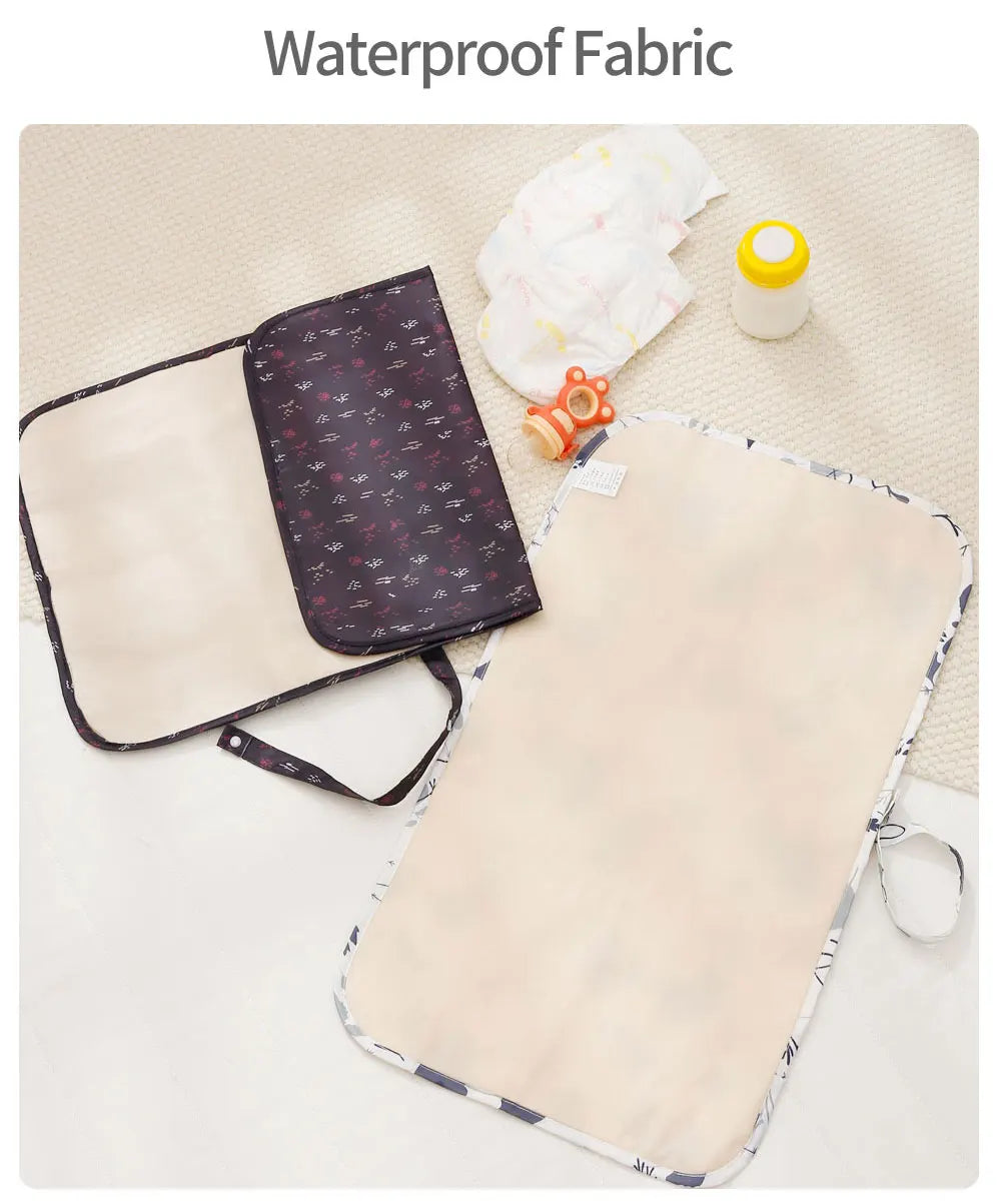 Foldable Baby Diaper Changing Pad Waterproof Newborn Diaper Pad Portable Toddler Changing Table Durable Oxford Baby Diaper Sheet